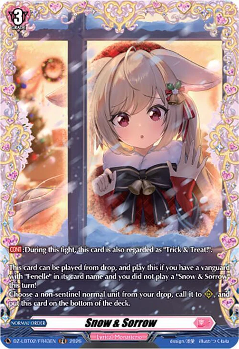 Snow & Sorrow - DZ-LBT02/FR43EN - Frame Rare