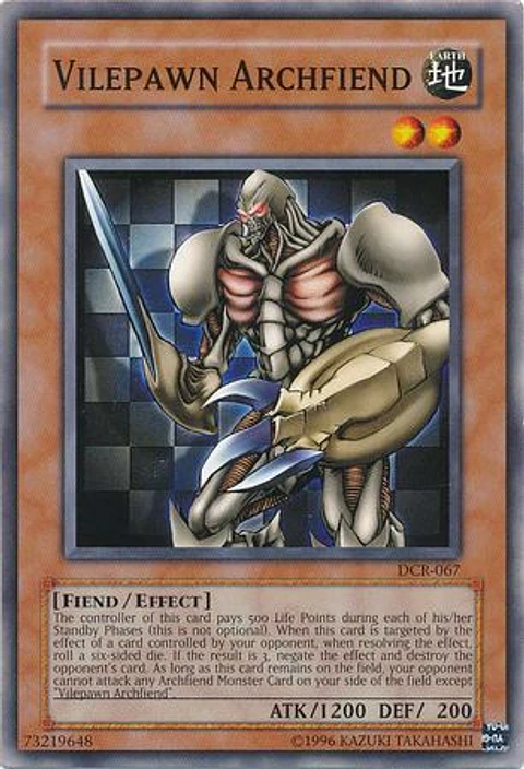 Vilepawn Archfiend - DCR-067 - Common