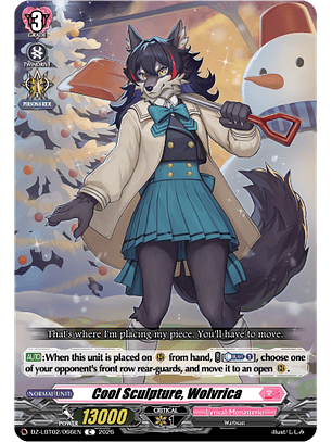 Cool Sculpture, Wolvrica - DZ-LBT02/066EN - Common 