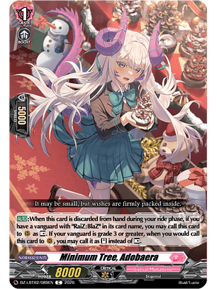 Minimum Tree, Adobaera - DZ-LBT02/089EN - Common 