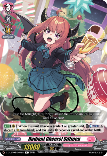 Radiant Cheers, Siltineu - DZ-LBT02/067EN - Common  1