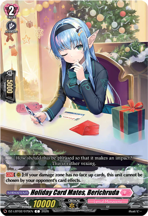 Holiday Card Mates, Berichruda - DZ-LBT02/075EN - Common 