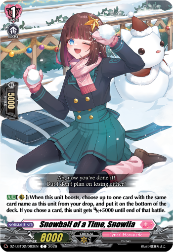 Snowball of a Time, Snowlia - DZ-LBT02/083EN - Common  1