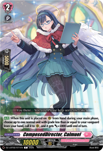 Composed Director, Calmuel - DZ-LBT02/071EN - Common  1