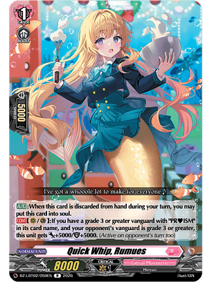 Quick Whip, Rumues - DZ-LBT02/059EN - Rare