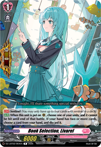 Book Selection, Livarel - DZ-LBT02/064EN - Rare  1