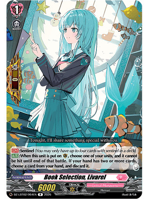 Book Selection, Livarel - DZ-LBT02/064EN - Rare 