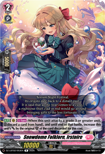 Snowdome Folklore, Irstoire - DZ-LBT02/053EN - Rare 1