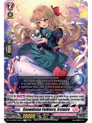 Snowdome Folklore, Irstoire - DZ-LBT02/053EN - Rare