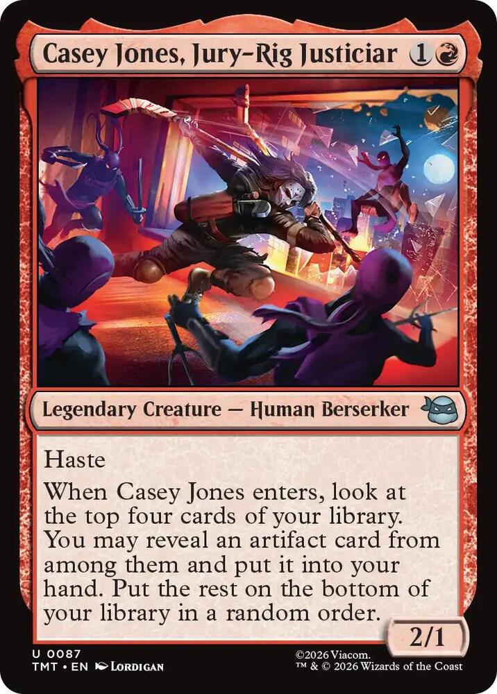  Casey Jones, Jury-Rig Justiciar - TMT - U 1
