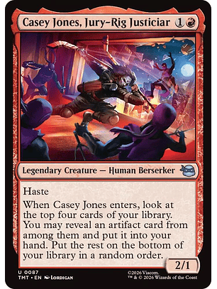  Casey Jones, Jury-Rig Justiciar - TMT - U