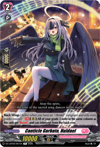 Canticle Garbato, Huldael - DZ-LBT02/051EN - Rare 1