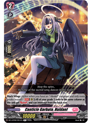 Canticle Garbato, Huldael - DZ-LBT02/051EN - Rare
