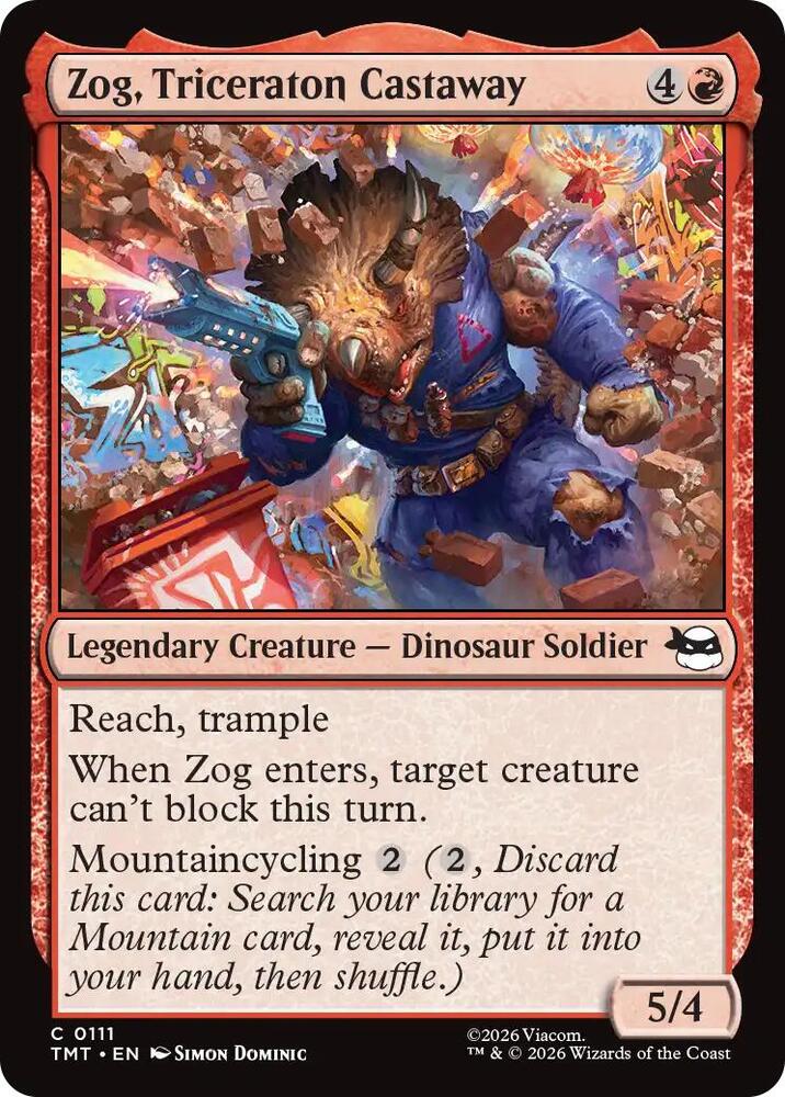 Zog, Triceraton Castaway - TMT - C 1