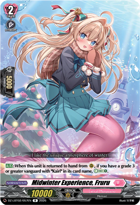Midwinter Experience, Fruru - DZ-LBT02/057EN - Rare