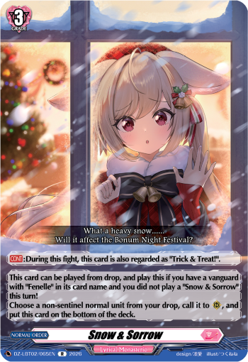 Snow & Sorrow - DZ-LBT02/065EN - Rare 1