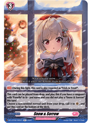 Snow & Sorrow - DZ-LBT02/065EN - Rare