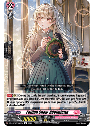 Falling Snow, Adolmietta - DZ-LBT02/055EN - Rare