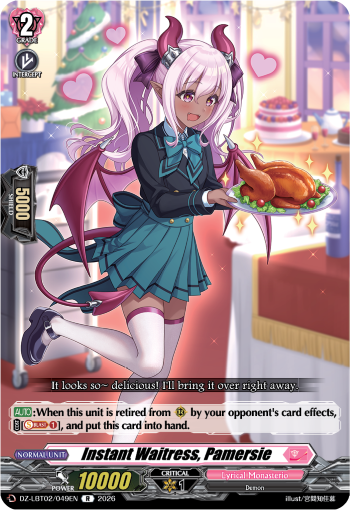 Instant Waitress, Pamersie - DZ-LBT02/049EN - Rare 1