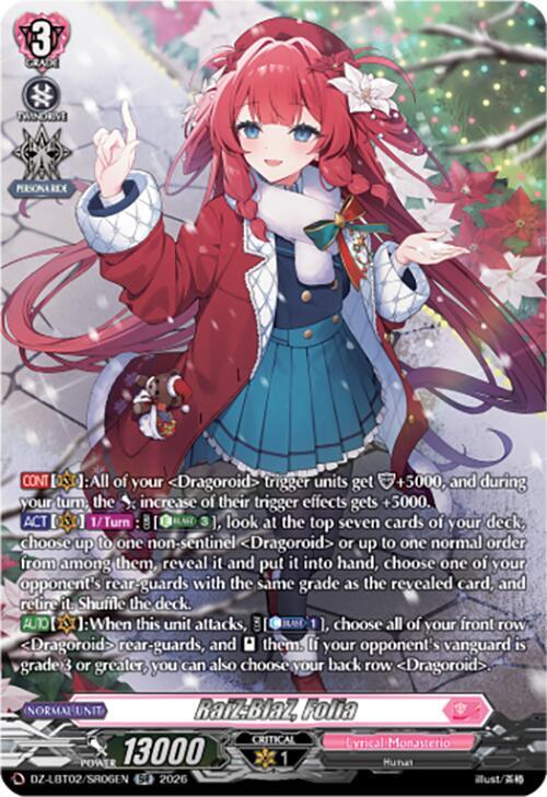 RaiZ:BlaZ, Folia - DZ-LBT02/SR06EN - SR  1