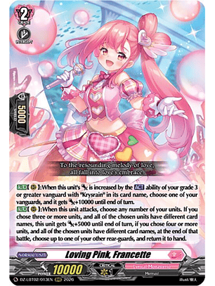 Loving Pink, Francette - DZ-LBT02/013EN - RRR 