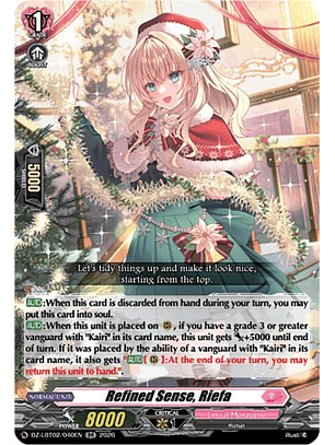 Refined Sense, Riefa - DZ-LBT02/040EN - RR