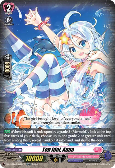 Top Idol, Aqua - DZ-LBT01/028EN - RR 