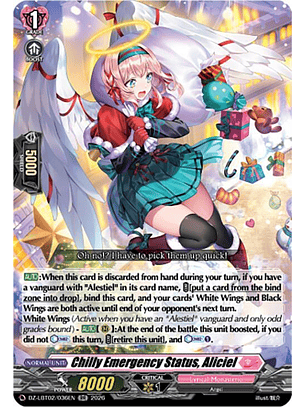 Chilly Emergency Status, Aliciel - DZ-LBT02/036EN - RR 