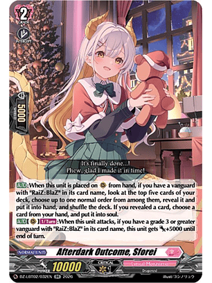 Afterdark Outcome, Sforei - DZ-LBT02/032EN - RR