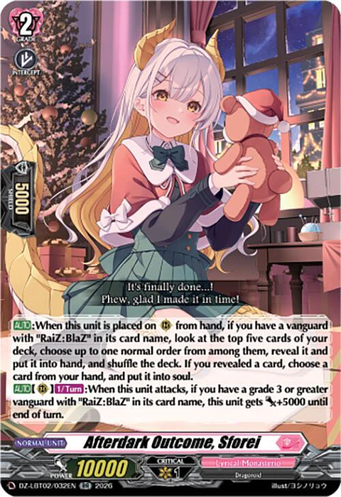 Afterdark Outcome, Sforei - DZ-LBT02/032EN - RR