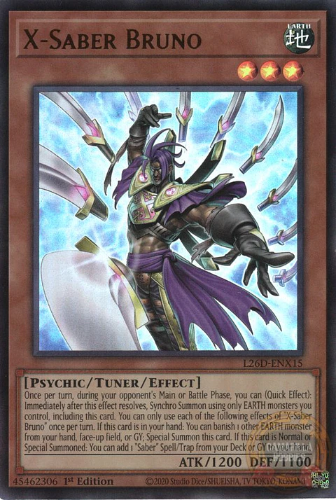 X-Saber Bruno - L26D-ENX15 - Ultra Rare