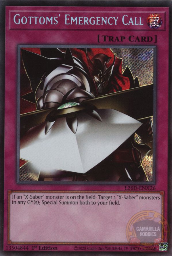Gottoms' Emergency Call - L26D-ENX26 - Secret Rare  1