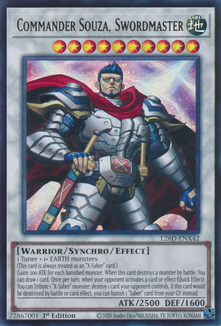 Commander Souza, Swordmaster - L26D-ENX42 - Ultra Rare 1