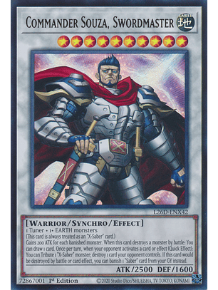 Commander Souza, Swordmaster - L26D-ENX42 - Ultra Rare