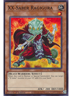 XX-Saber Ragigura - L26D-ENX05 - Common 