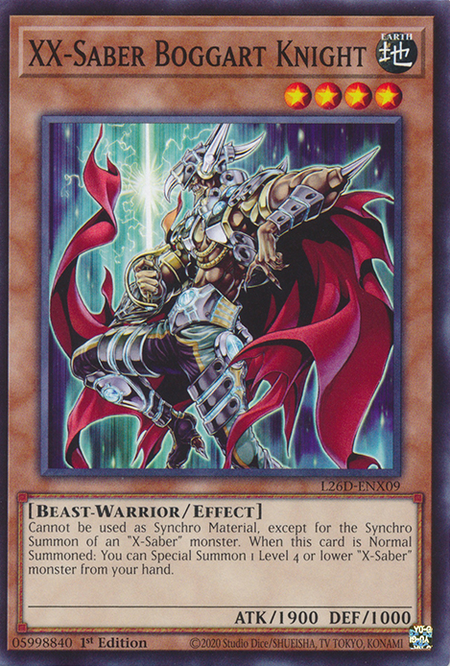 XX-Saber Boggart Knight - L26D-ENX09 - Common 1