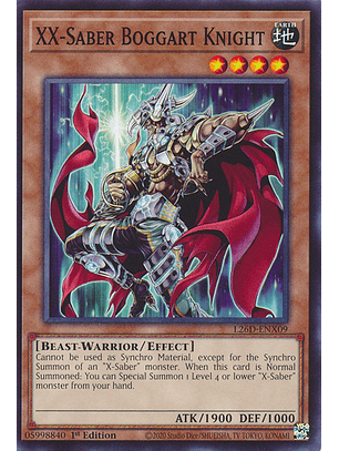 XX-Saber Boggart Knight - L26D-ENX09 - Common