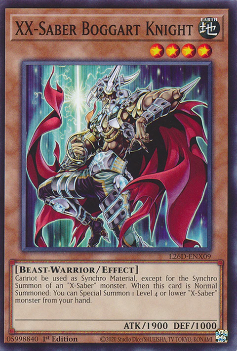 XX-Saber Boggart Knight - L26D-ENX09 - Common