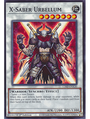 X-Saber Urbellum - L26D-ENX30 - Common 