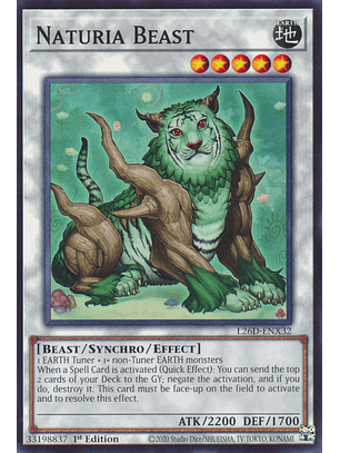 Naturia Beast - L26D-ENX32 - Common 