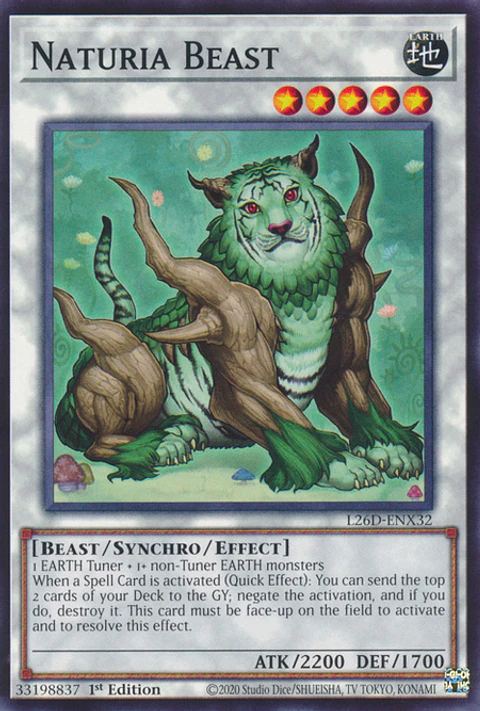 Naturia Beast - L26D-ENX32 - Common 