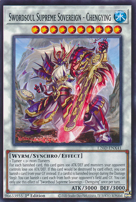 Swordsoul Supreme Sovereign - Chengying - L26D-ENX41 - Common 