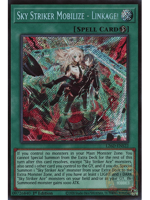 Sky Striker Mobilize - Linkage! - L26D-ENS22 - Secret Rare
