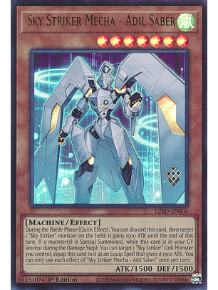 Sky Striker Mecha - Adhilsaber - L26D-ENS04 - Ultra Rare