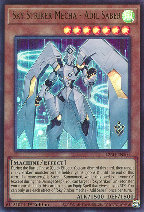 Sky Striker Mecha - Adhilsaber - L26D-ENS04 - Ultra Rare