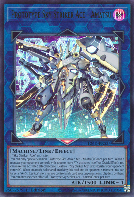 Prototype Sky Striker Ace - Amatsu - L26D-ENS35 - Ultra Rare 1