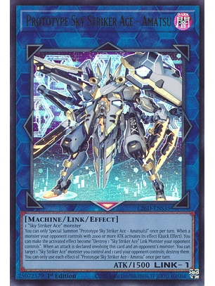 Prototype Sky Striker Ace - Amatsu - L26D-ENS35 - Ultra Rare