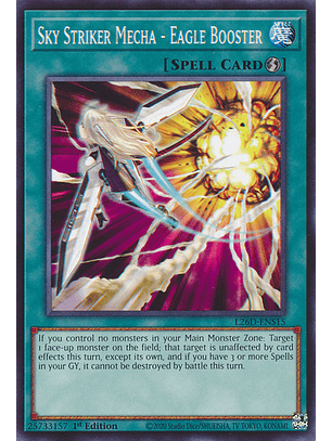 Sky Striker Mecha - Eagle Booster - L26D-ENS15 - Common 