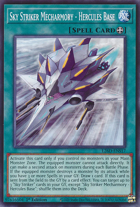 Sky Striker Mecharmory - Hercules Base - L26D-ENS17 - Common 