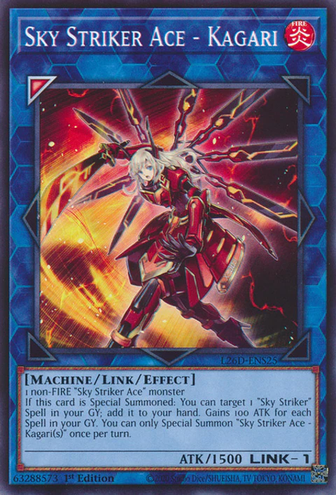 Sky Striker Ace - Kagari - L26D-ENS25 - Common 